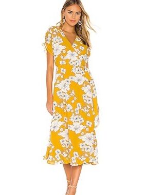 Cleobella Myra Floral Wrap Midi Dress